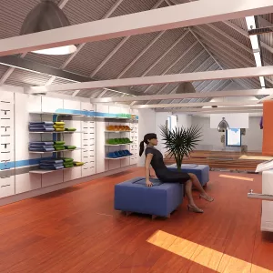 Estantería Lamas cremalleras