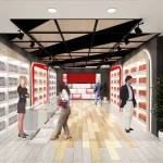 Estantería mobiliario de pared madera