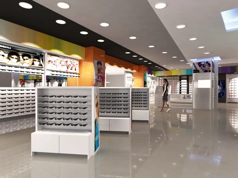 Góndola estantería madera