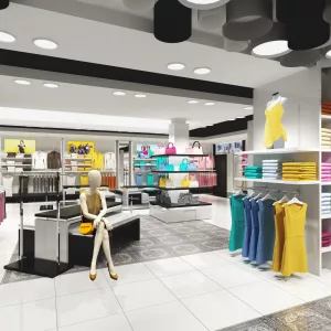 Estantería expositores maniquí busto