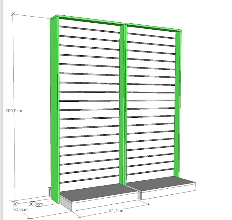 Góndola lamas escaparate BALI