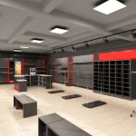 Estantería metálica lama góndola expositores