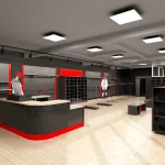 Estantería metálica cremallera mostrador percheros