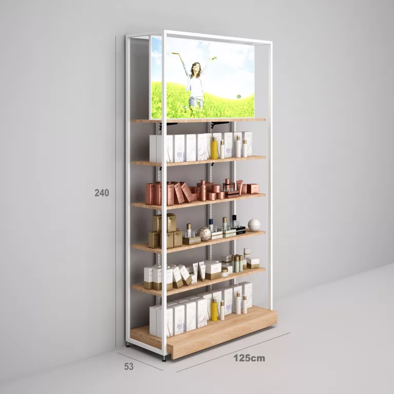 Estantería tubo cuadrado SQ