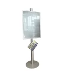 Expositor cartel 70x100 simple y portafolletos