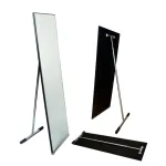 Expositor 1 espejo rectangular fijo