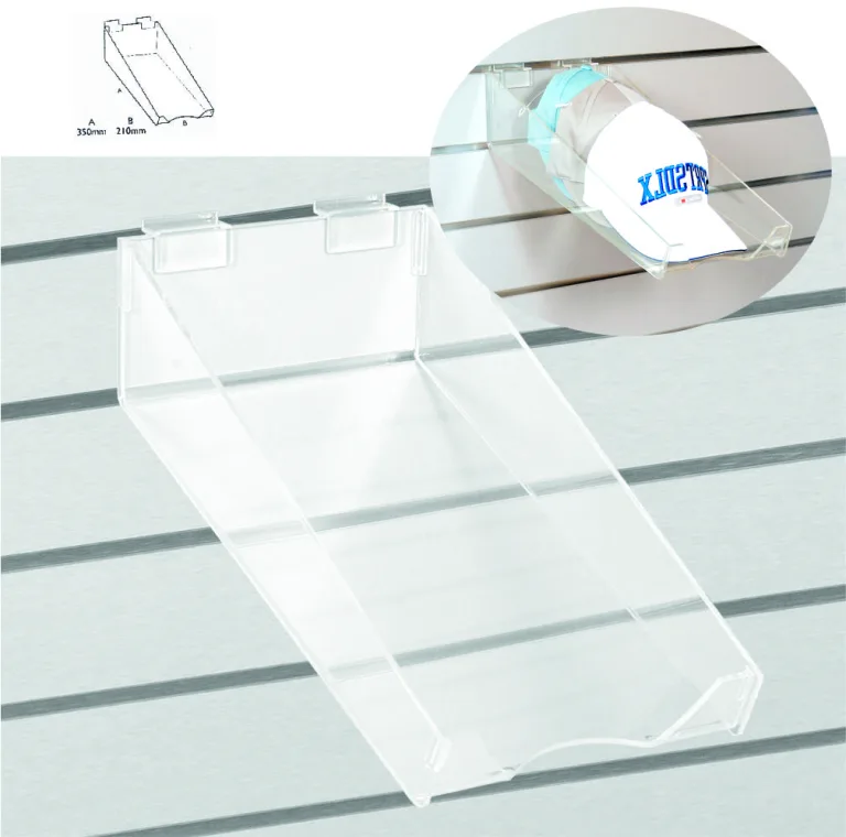 Cesta inclinada de metacrilato para lama