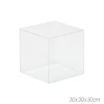 Cubo acrílico transparente 30