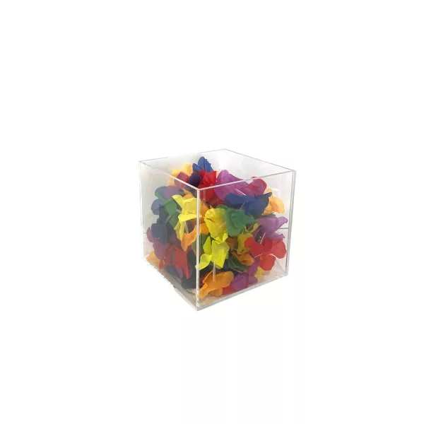 Cubo acrílico transparente 20