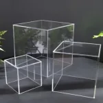 Cubo acrílico transparente