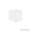 Cubo acrílico transparente 20