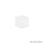Cubo acrílico transparente 15