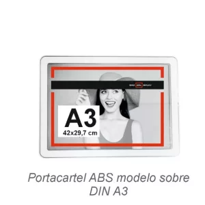 Portacartel ABS+PVC