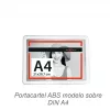 Portacartel ABS modelo sobre