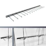 BARRA 100CM CON 15 GANCHOS