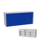 Mostrador recepción con encimera y laterales de 40mm