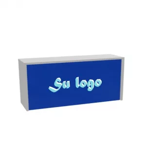 Mostrador recepción con encimera y laterales de 40mm