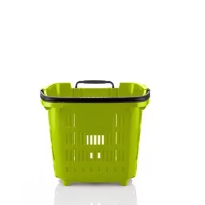 Cesta con ruedas 2 asas 34litros