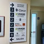 cartel directorio pisos