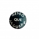 500 etiqueta adhesiva "DESEO QUE TE GUSTE"