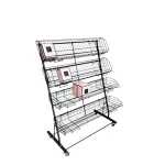 Expositor 4 cestas con dos posiciones