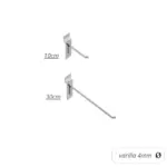 Gancho eco para lama varilla 4mm
