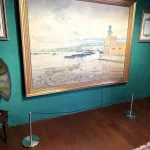 Poste para museos y exposiciones 45cm de alto