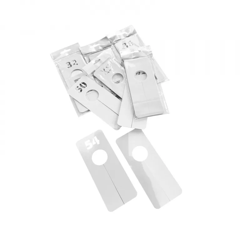 6 separadores tallas troquelado