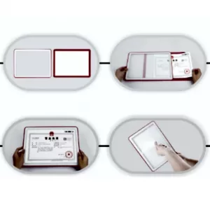 Portacartel ABS modelo sobre