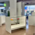 Mostrador Capri 02 M19 140x95cm vitrina super alta