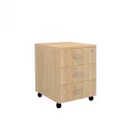 Modulo cajonera con 3 cajones para mesa despacho 60x45x55cm