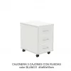 Cajonera mesa oficina 45x60x55cm BLANCA