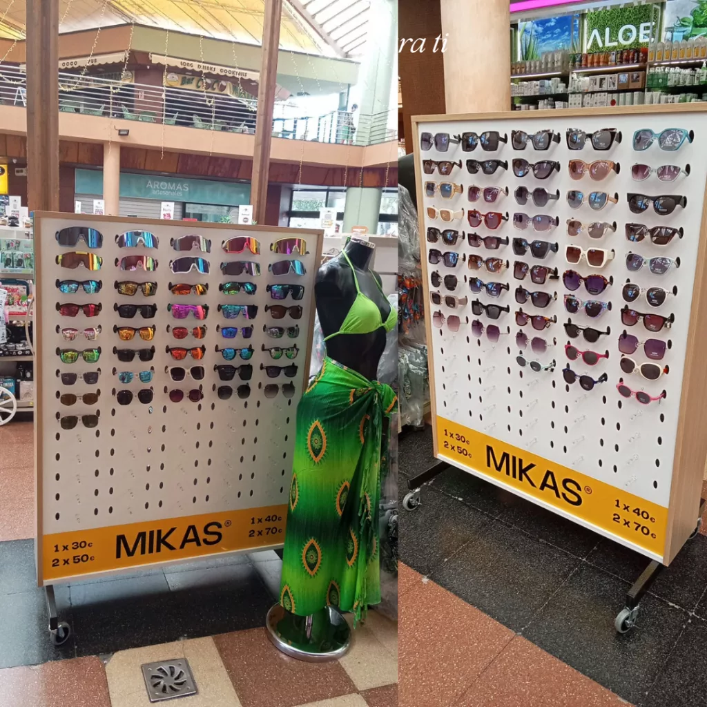 Góndola expositor gafas