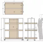 Estantería góndola SQ hierro especial botellas