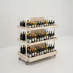 Estantería góndola SQ hierro especial botellas