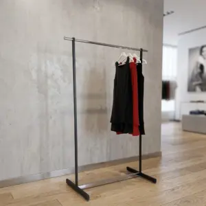 Expositor tubo cuadrado SQ de 25x25,175cm de alto