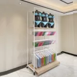 Góndola Expositor terraza hierro SQ BLANCO especial ropa de baño