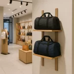 Estantería de columna con cremallera oculta 900x350x2100mm.