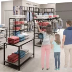 Proyecto corner Estantería Modular y Góndolas SQ en negro