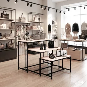 3.- Expositores isla mesas hierro SQ