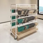 Góndola Expositor terraza hierro SQ BLANCO especial bikinis.