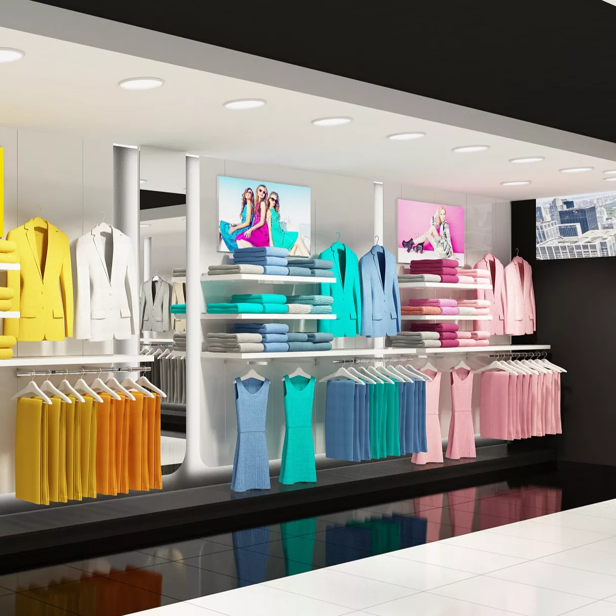 Módulo estantería panelado cremallera