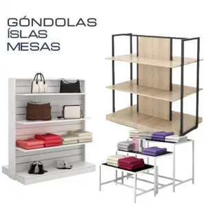 GONDOLAS ISLAS MESAS