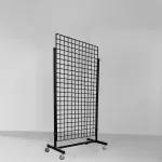 Carro SQ malla de 90x180cm (blanca, negro o cromo) y juego de pies de 25X25mm negro