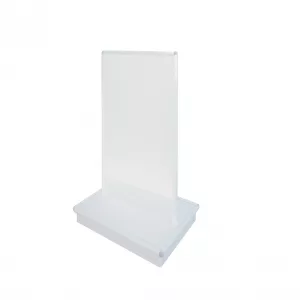 GONDOLA "T" MOLDURAS FONDO LISO  (GRIS PLATA) <1350x840x860>