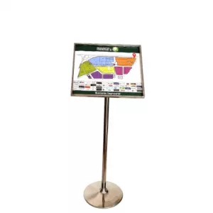 Atril Portacartel señalización horizontal 50x45cm