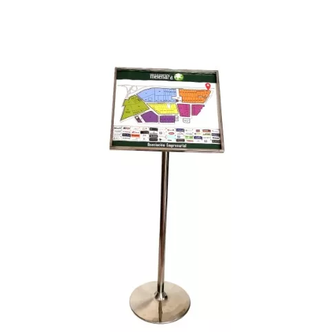 Atril Portacartel señalización horizontal 50x45cm