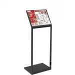 Atril portacartel led A3 con base metálica