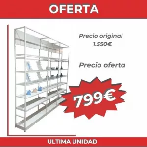 Mural palermo serie cubo blanco 3 módulos de 90-70-90cm