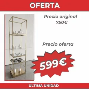 Mural serie cubo DORADO 1 módulo 60